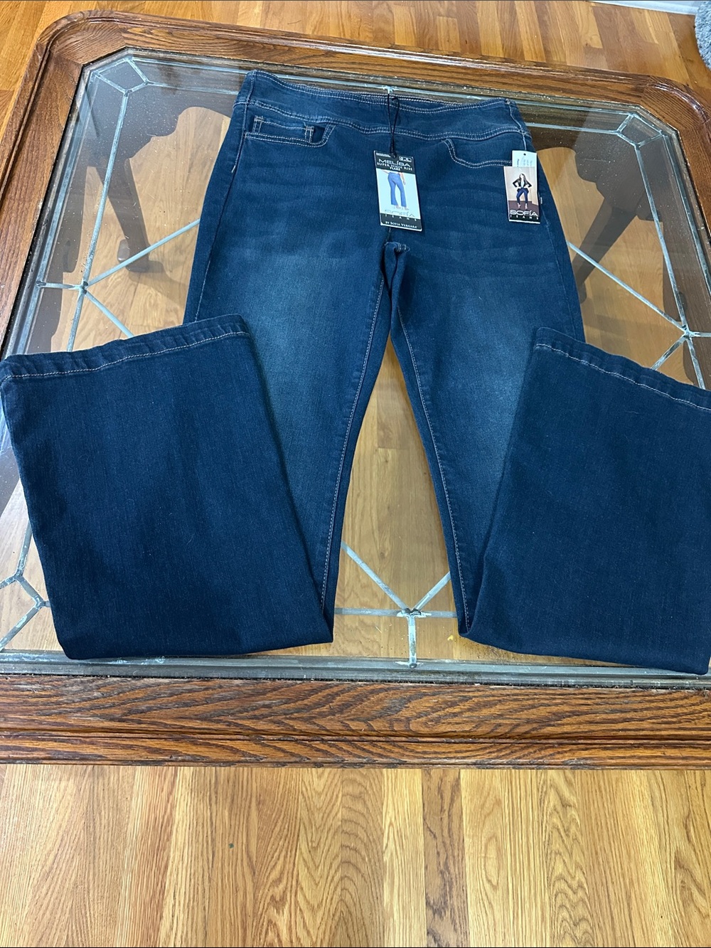 Ladies Sofia Jeans, (Melissa) HIgh Rise Flare. - Picture 1 of 6
